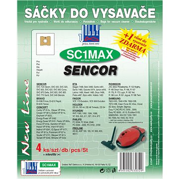 

Sáčky do vysavače SC1 MAX - textilní - vůně Skořice