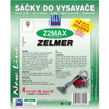 

Sáčky do vysavače Z2 MAX - textilní - vůně Fresh