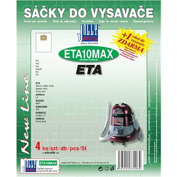 

Sáčky do vysavače ETA10 MAX - textilní - vůně Skořice