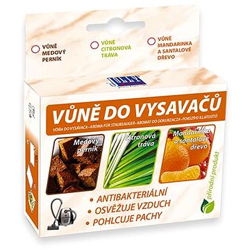 

Jolly Vůně do vysavače – citronová tráva (5 ks)