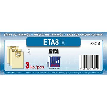 

JOLLY Sáčky do vysavače ETA8 E, 3 ks