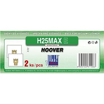 

JOLLY Sáčky do vysavače H25 MAX E, 2 ks - textilní