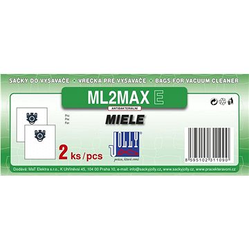 

JOLLY Sáčky do vysavače ML2 MAX E, 2 ks - textilní