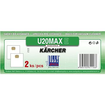 

JOLLY Sáčky do vysavače U20 MAX E, 2 ks - 20 litrů