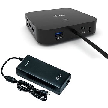 

i-tec USB-C Dual Display Docking Station s Power Delivery 100W + napájecí adaptér 112W