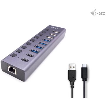 

i-tec USB 3.0/USB-C Charging HUB 9port LAN + Power Adapter 60W
