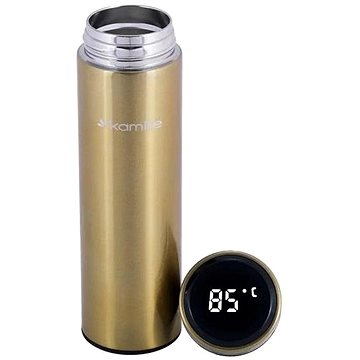 

Kamille termohrnek LED 400ml, zlatý