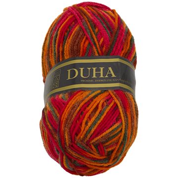 

Duha 50g - 048 oranžová, hnědá, červená