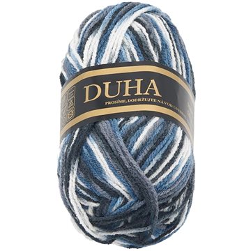 

Duha 50g - 206 bílá, modrá, šedá