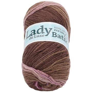 

Lady de Luxe BATIK 100g - 606 růžová, hnědá
