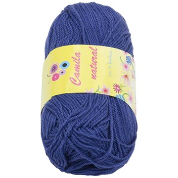 

Camilla natural 50g - 109 tm.modrá