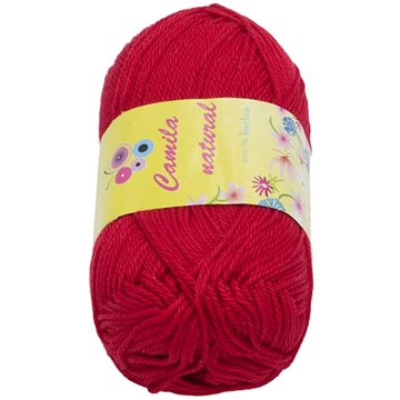 

Camilla natural 50g - 19 červená