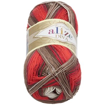 

DIVA batik 100g - 4574 bílá, béžová, vínová