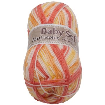 

Baby soft multicolor 100g - 612 bílá, žlutá, oranžová, růžová