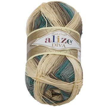 

DIVA batik 100g - 3307 bílá, béžová, modrá