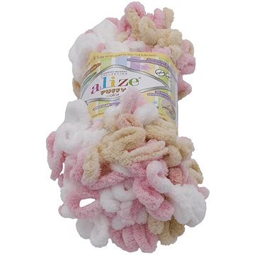 

Puffy color 100g - 6046 bílá, béžová, růžová