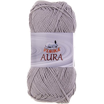 

VLNIKA Příze Aura 100 g - 904 světle šedá