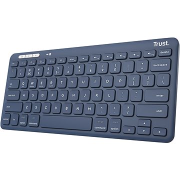 

Trust LYRA Compact Wireless Keyboard - US, modrá