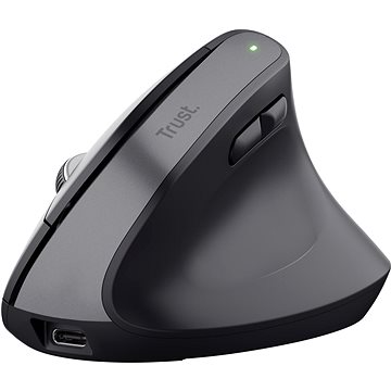 

Trust BAYO+ Ergonomic Wireless BT Mouse Black - černá
