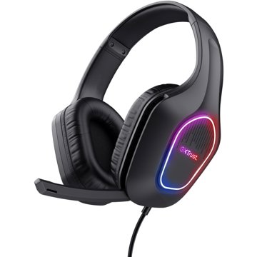 

Trust GXT416 ZIROX LED Headset Black - černá