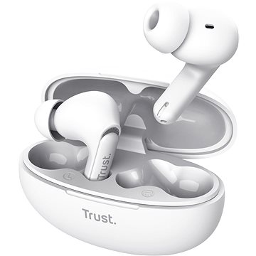 

Trust YAVI ENC earbuds bílá
