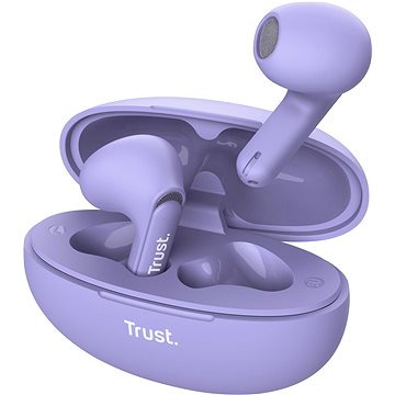 

Trust YAVI ENC earphones fialová