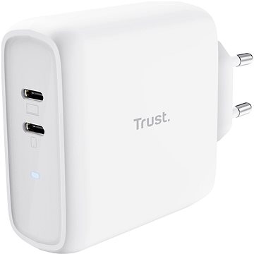

Trust MAXO 65W 2P USB-C Charger White - bílá