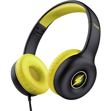 

Trust NOUNA Kids Headphones Black - černá