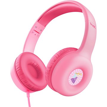 

Trust NOUNA Kids Headphones Pink - růžová
