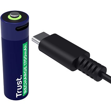 

Trust USB-C Rechargeable Batteries 4P - AA