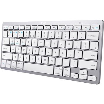 

Trust BASICS Bluetooth Keyboard CZ/SK White-Silver - bílá/stříbrná