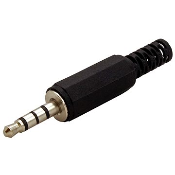 

OEM Konektor 4pol. jack 3,5(M) na kabel (TRRS)