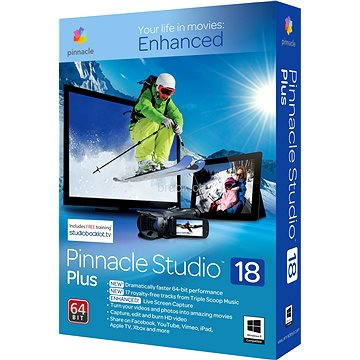 Pinnacle Studio 18 Plus Upgrade - Video Editing Program 