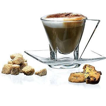 

RCR Šálek s talířkem na cappuccino 190 ml set 2+2 ks FUSION