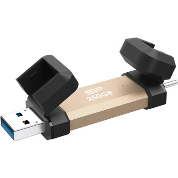 

Silicon Power DS72 250GB, zlatý