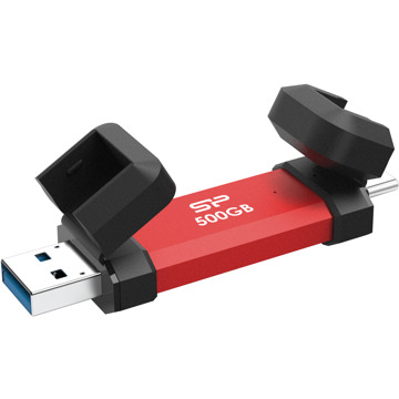 

Silicon Power DS72 500GB, červený