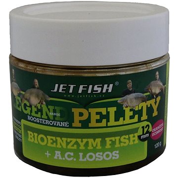 

Jet Fish Boosterované pelety Legend Bioenzym Fish + Losos/Asafoetida 12mm 120g
