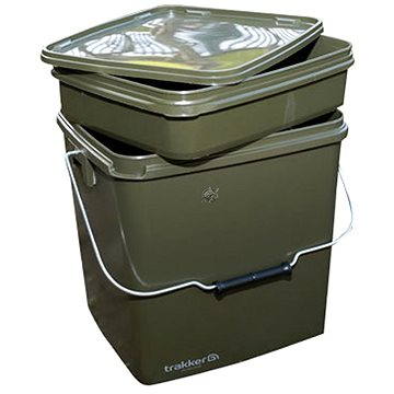

Trakker - Kbelík Square Container with Tray 13l Zelený