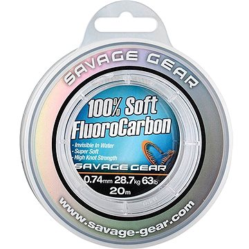 

Savage Gear - Soft Fluoro Carbon 0,92mm 40,5kg 89lb 15m