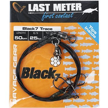 

Savage Gear Black7 Trace 0,60mm 25kg 50cm 3ks