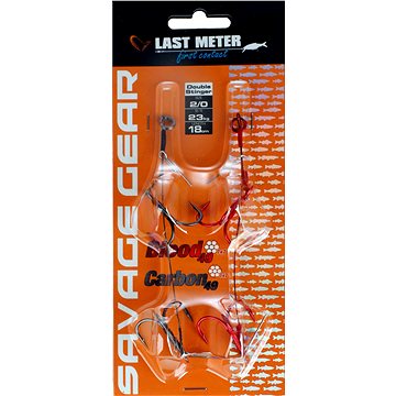 

Savage Gear Carbon49 Double Stinger Velikost 2/0 13,5cm 23kg 2ks