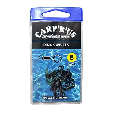 

Carp´R´Us Ring Swivel Velikost 8 8ks