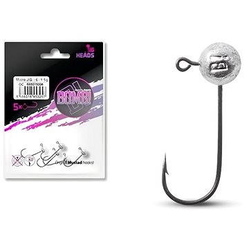 

Delphin Jigová hlavička bez límečku BOMB! 5g Velikost 2 5ks