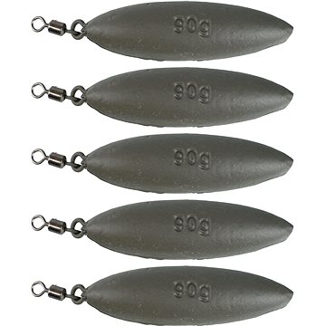 

Suretti Olovo kaprové ZIP s očkem a obratlíkem 90g Barvené 5ks
