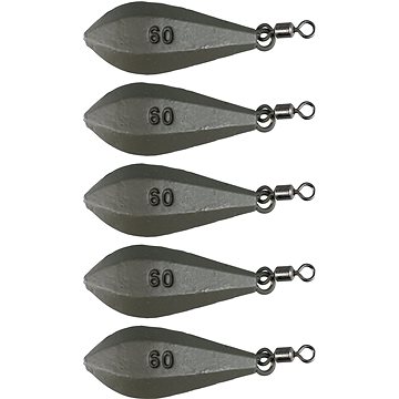 

Suretti Olovo torpedo s očkem a obratlíkem 60g Barvené 5ks