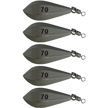 

Suretti Olovo torpedo s očkem a obratlíkem 70g Barvené 5ks
