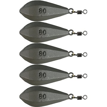 

Suretti Olovo torpedo s očkem a obratlíkem 80g Barvené 5ks