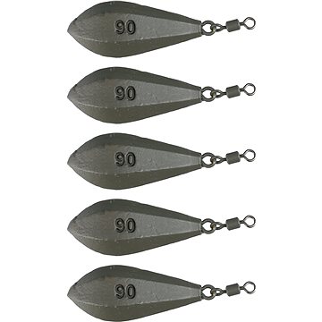 

Suretti Olovo torpedo s očkem a obratlíkem 90g Barvené 5ks