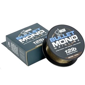 

Nash Bullet Mono 0,33mm 12lb 1000m Brown