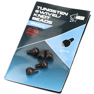

Nash Tungsten Swivel/Knot Beads Small 5ks